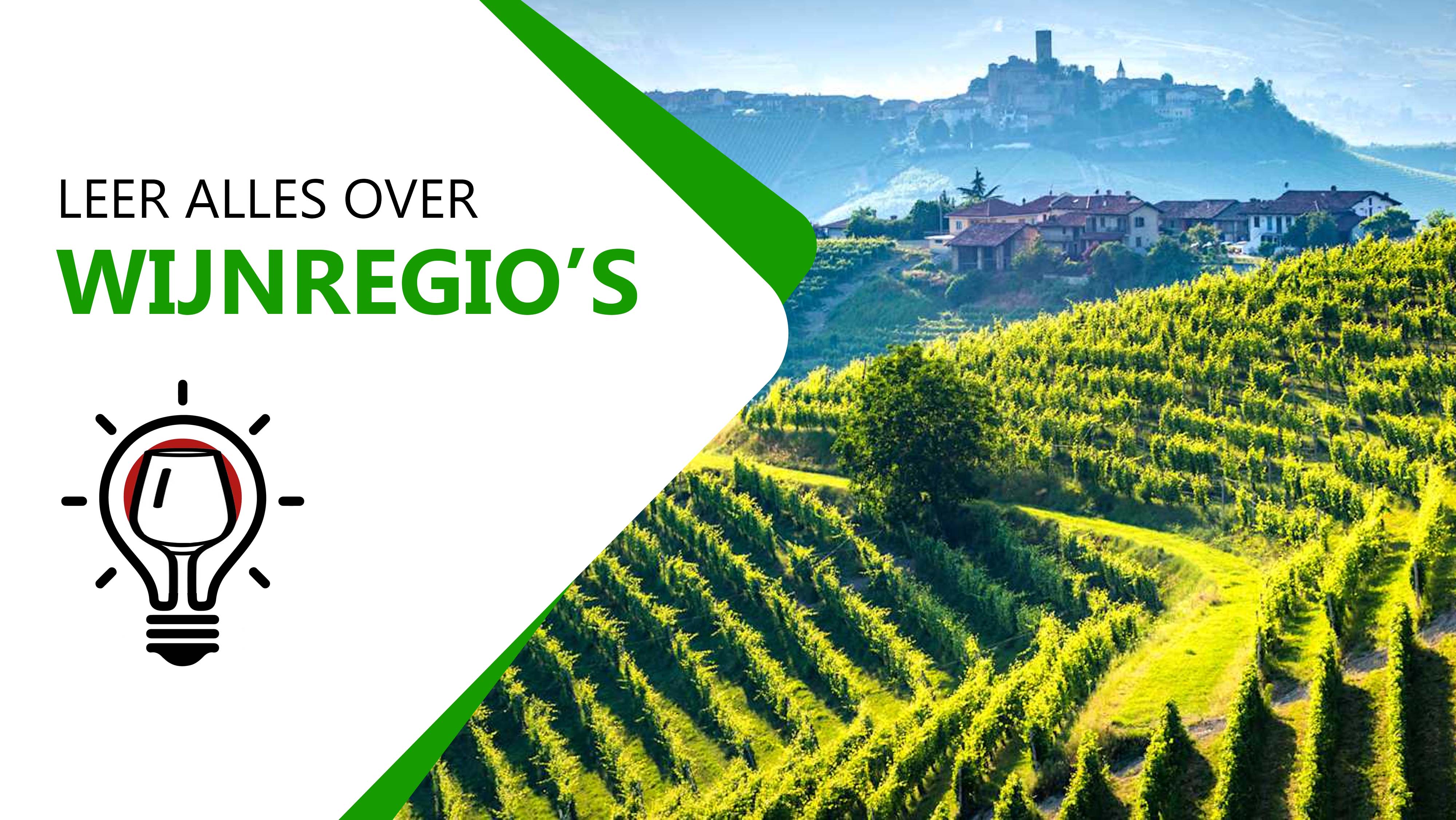 Wijngebieden in de wereld.